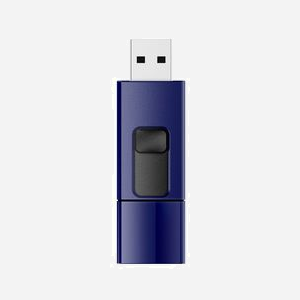 Silicon Power Blaze B05 32Go USB 3.2 Gen 1 Type-A Bleu - SP032GBUF3B05V1D, format Slide, Windows/macOS/Linux, 53.9x20x10mm, 9.2g - Miniature 4