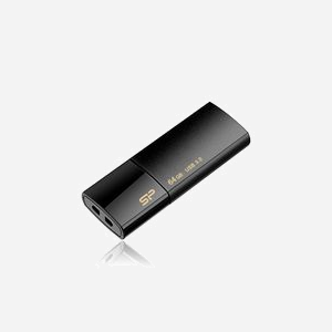 Silicon Power Blaze B05 64Go USB Type-A 3.2 Gen 1 Noir - Dimensions 53.9x20x10mm, Poids 9.2g, Compatible Windows/macOS/Linux