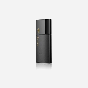 Silicon Power Blaze B05 64Go USB Type-A 3.2 Gen 1 Noir - Dimensions 53.9x20x10mm, Poids 9.2g, Compatible Windows/macOS/Linux - Miniature 2