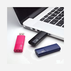Silicon Power Ultima U05 8 Go USB 2.0 Type-A Bleu - SP008GBUF2U05V1D, compatible Windows, macOS X 10.3 Panther, Linux, Plastique, 53.9x20x10mm - Miniature 3
