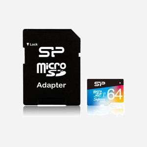 Silicon Power Superior Pro 64 Go MicroSDXC UHS-III Classe 10, Lecture 90 Mo/s, Ecriture 80 Mo/s, Résistant Chocs/Eau, Adaptateur SD - Miniature 2