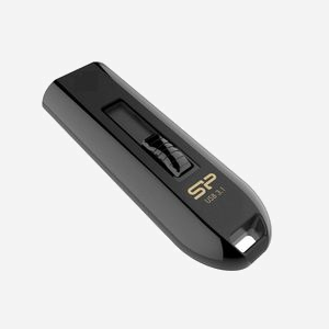 Silicon Power Blaze B21 - Clé USB 16 Go USB Type-A 3.2 Gen 2 Noir - 58x19.5x9.6mm - Compatible Windows/macOS/Linux - SP016GBUF3B21V1K