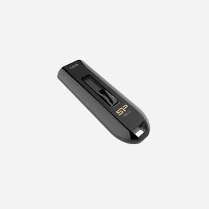 Silicon Power SP256GBUF3B21V1K Clé USB 256 Go USB Type-A 3.2 Gen 1 (3.1 Gen 1) Noir, Format Slide, Compatible Windows/macOS/Linux, 58x19.5x9.6mm - Miniature 1