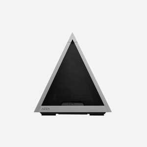 Azza Pyramid Mesh 804 Tower Gris – Boîtier PC ATX/EATX/micro ATX/Mini-ITX, 1x120mm, Radiateur 360mm, USB 3.2 Gen 1, USB-C, Eclairage Multi - Miniature 3