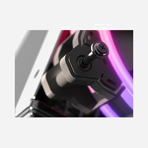 GAMDIAS CHIONE P2-360R : Refroidisseur liquide AIO pour carte mère, 3 ventilateurs 12cm, 69 CFM, 2.07 mmH2O, TDP 250W, sockets Intel/AMD, radiateur aluminium 394mm, éclairage RGB. - Miniature 3