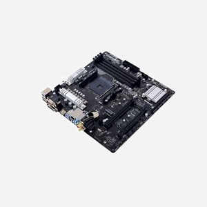Biostar B550MX/E PRO - Carte Mère micro ATX AMD B550 Socket AM4 Ryzen 3000/5000 - 4x DDR4 DIMM 128GB max - 2x M.2, SATA III - Realtek GbE LAN - Miniature 3