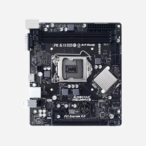 Biostar H61MHV3 Carte Mère micro ATX Intel H61 Socket LGA 1155, DDR3-SDRAM, SATA II, Realtek LAN, PCIe 3.0, Windows 10/7/8 - Miniature 2