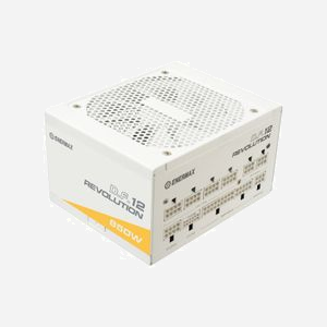 Enermax Revolution D.F.12 850W ATX Blanc : Alimentation modulaire 80 PLUS Gold, connecteur 20+4 pin, câbles SATA/Molex, PFC Actif, ventilateur 120mm, protections OCP/OVP/OTP/SCP/UVP.