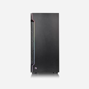 Thermaltake H200 TG RGB Boîtier PC Midi Tower Noir, ATX/micro ATX/Mini-ITX, 2x3.5", 3x2.5", 1x120mm avant, USB 3.2 Gen 1, Verre Trempé - Miniature 2