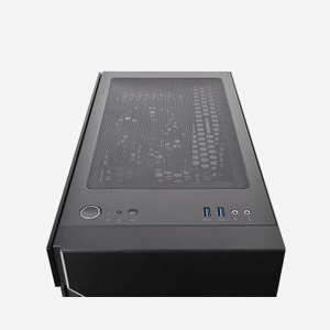 Thermaltake H200 TG RGB Boîtier PC Midi Tower Noir, ATX/micro ATX/Mini-ITX, 2x3.5", 3x2.5", 1x120mm avant, USB 3.2 Gen 1, Verre Trempé - Miniature 5