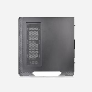 Thermaltake S300 TG Boîtier PC Midi Tower Noir - ATX/micro ATX/Mini-ITX, 2x3.5", 2x2.5", Vent. 1x120mm, USB 3.2 Gen 1, verre trempé 4mm, radiateurs 360/280/140mm - Miniature 4