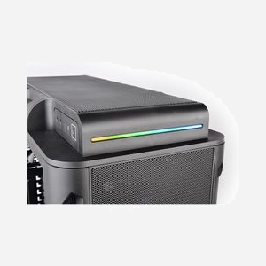 Thermaltake Level 20 RS ARGB - Boîtier PC Midi Tower Noir, Acier, ATX/micro ATX/Mini-ITX, 3x 3.5", 1x 2.5", 2x 200mm avant, 1x 120mm arrière - Miniature 5