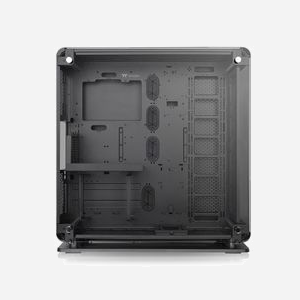 Thermaltake Core P8 TG Full Tower Noir - Boîtier PC, ATX/EATX/Micro ATX/Mini-ITX, Baies 3.5"/2.5", USB 3.2, Ventilateurs 120/140mm, Radiateurs 480mm max. - Miniature 2