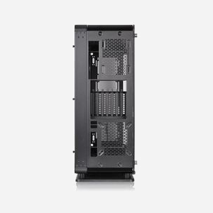 Thermaltake Core P8 TG Full Tower Noir - Boîtier PC, ATX/EATX/Micro ATX/Mini-ITX, Baies 3.5"/2.5", USB 3.2, Ventilateurs 120/140mm, Radiateurs 480mm max. - Miniature 3