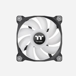 Thermaltake Pure Duo 12 Ventilateur 120mm Noir (x2) - 500-1500 RPM, 56.51 CFM, 1.72 mmH2O, Roulement Hydraulique, Multi LED, 12V - Miniature 3