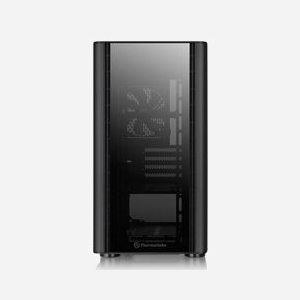 Thermaltake V150 TG Micro Tower Noir - Boîtier PC Micro ATX/Mini-ITX, 2x 3.5", 2x 2.5", USB 3.2 Gen 1, Vent. 120mm Arrière, SPCC, Verre Trempé - Miniature 2