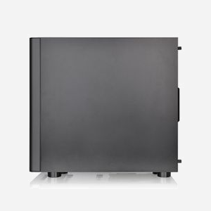 Thermaltake V150 TG Micro Tower Noir - Boîtier PC Micro ATX/Mini-ITX, 2x 3.5", 2x 2.5", USB 3.2 Gen 1, Vent. 120mm Arrière, SPCC, Verre Trempé - Miniature 4