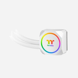 Thermaltake TH240 ARGB Sync Snow Edition Refroidisseur liquide tout-en-un pour processeur, radiateur 273x120x27mm, 2x120mm 59.28 CFM, 1.31 mmH2O, 28.2 dB - Miniature 2