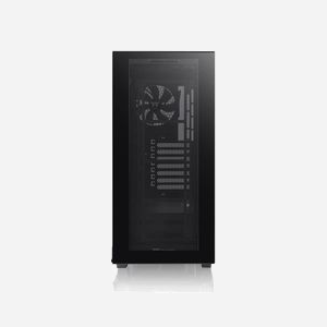 Thermaltake Divider 300 TG Noir - Boîtier PC Midi Tower ATX/micro ATX/Mini-ITX, 2x3.5", 5x2.5", Vent 1x120mm, USB 3.2, Refroidissement liquide 360mm, SPCC - Miniature 2