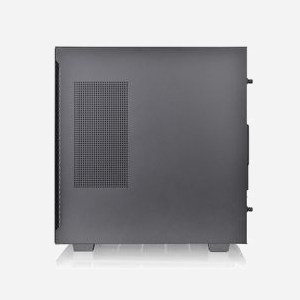 Thermaltake Divider 300 TG Noir - Boîtier PC Midi Tower ATX/micro ATX/Mini-ITX, 2x3.5", 5x2.5", Vent 1x120mm, USB 3.2, Refroidissement liquide 360mm, SPCC - Miniature 3