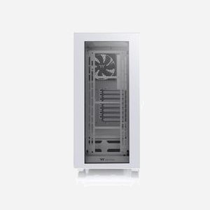 Thermaltake Divider 300 TG Snow, Boîtier PC Midi Tower Blanc, ATX/Micro-ATX/Mini-ITX, 2x3.5", 5x2.5", 1x120mm AR, USB 3.2 Gen1/Gen2, Refroidissement liquide, SPCC - Miniature 2