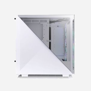 Thermaltake Divider 300 TG Snow ARGB - Boîtier PC Midi Tower Blanc - ATX/microATX/Mini-ITX - 3x120mm avant, 1x120mm arrière - USB 3.2 Gen1/Gen2 - Miniature 3