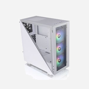 Thermaltake Divider 300 TG Snow ARGB - Boîtier PC Midi Tower Blanc - ATX/microATX/Mini-ITX - 3x120mm avant, 1x120mm arrière - USB 3.2 Gen1/Gen2 - Miniature 5