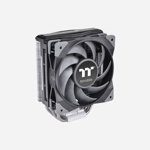 Thermaltake Toughair 310 Refroidisseur CPU - Ventilateur 120mm (500-2000 RPM) - TDP max non spécifié - Socket AM4/LGA1200 - 4 Heatpipes - Noir/Argent