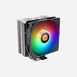 Thermaltake UX210 ARGB Refroidisseur CPU 12cm (600-2000 RPM) 72.3 CFM, Socket Intel/AMD, 5 Caloducs, Noir/Blanc, TDP max non spécifié