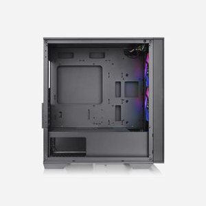 Thermaltake Divider 170 TG ARGB Noir - Boîtier PC Midi Tower, micro ATX/Mini-ITX, 2x120mm ARGB, USB 3.2 Gen 1, SPCC/Verre Trempé, slots 3.5"/2.5" - Miniature 4