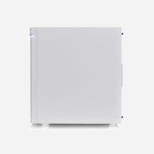 Thermaltake H590 TG ARGB Midi Tower Blanc (CA-1X4-00M6WN-00) - Boîtier PC ATX/EATX/Micro-ATX/Mini-ITX, 2x3.5", 2x2.5", Vent. 120mm x2 ARGB, SPCC/Verre Trempé - Miniature 4