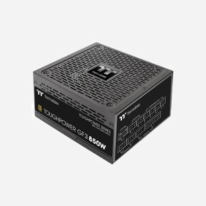 Thermaltake Toughpower GF3 850W - Alimentation ATX 24-pin, PFC Actif, 80 PLUS Gold, Condensateurs Japonais, Ventilateur 13.5cm FDB, Modulaire - Miniature 1