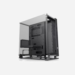 Thermaltake Core P3 TG Pro - Boîtier PC Midi Tower Noir, ATX/EATX/microATX/Mini-ITX, SPCC & Verre Trempé, Ventilateurs 120/140mm, Radiateurs jusqu'à 420mm - Miniature 5