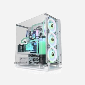 Thermaltake Core P3 TG Pro - Boîtier PC Midi Tower Blanc - ATX/EATX/microATX/Mini-ITX - Ventirad 180mm - GPU 450mm - Radiateurs 420mm - USB 3.2 Gen1/Gen2 Type-A/Type-C