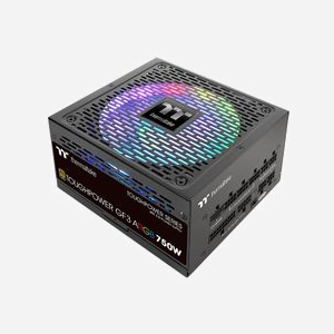 Thermaltake 750W 80 PLUS Gold ATX 3.0 Modulaire - Alimentation 100-240V, PFC Actif, Ventilateur 140mm FDB, Protections OVP/OPP/SCP/OCP/OTP/UVP - Miniature 1