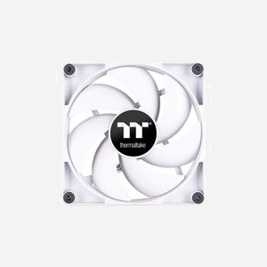 Thermaltake CT120 Blanc - Ventilateur 120mm pour Boitier PC, 500-2000 tr/min, 57.05 CFM, 2.23 mmH2O, Palier Hydraulique, 25.8 dB, PWM - Miniature 2