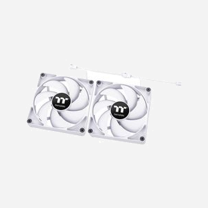 Thermaltake CT120 Blanc - Ventilateur 120mm pour Boitier PC, 500-2000 tr/min, 57.05 CFM, 2.23 mmH2O, Palier Hydraulique, 25.8 dB, PWM - Miniature 4