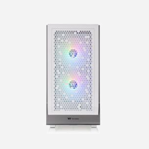 Thermaltake Ceres 300 TG Blanc, Boîtier PC Midi Tower, ATX/EATX/microATX/Mini-ITX, 1x3.5", 2x2.5", 2x140mm avant, Ventirad CPU 185mm, GPU 370mm - Miniature 2