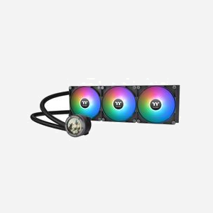 Thermaltake TH420 V2 Ultra ARGB Sync Refroidisseur Liquide AIO, Socket LGA 115x/1200/1700/20xx, AMx/FMx, 3x140mm, 500-1800 RPM, 84.32 CFM - Miniature 1