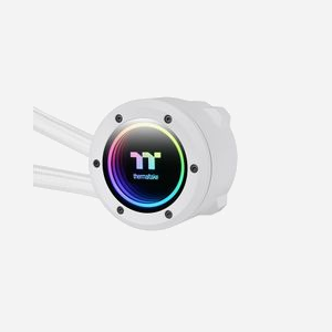 Thermaltake TH420 V2 ARGB Blanc - Kit Watercooling CPU Socket Intel LGA 115x/1200/1700/20xx & AMD AM2/AM3/AM4/AM5, Radiateur 456mm, 3x140mm, 84.32 CFM - Miniature 2