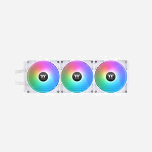 Thermaltake TH420 V2 ARGB Blanc - Kit Watercooling CPU Socket Intel LGA 115x/1200/1700/20xx & AMD AM2/AM3/AM4/AM5, Radiateur 456mm, 3x140mm, 84.32 CFM - Miniature 5