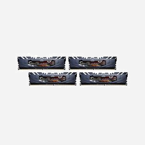 G.Skill Flare X F4-3200C16Q-64GFX : Kit mémoire 64Go (4x16Go) DDR4 3200MHz CL16 1.35V Unbuffered, Dual/Quad Channel, Intel XMP 2.0 - Miniature 2