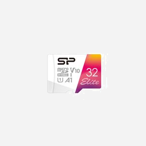 Silicon Power MicroSDHC Elite 32 Go UHS-I U1 Classe 10 V10 A1 Lecture 100 Mo/s (Rose/Blanc)