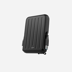 Silicon Power A66 Disque Dur Externe 4To USB 3.2 Gen 1 Type-A Noir, Résistant Chocs/Eau/Poussière, Windows/macOS/Linux, 96x139.2x24mm - Miniature 1