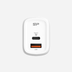 Silicon Power Boost Charger QM25 30W, Chargeur Secteur Universel, USB-A & USB-C Power Delivery/Quick Charge 3.0, 100-240V, Blanc - Miniature 1