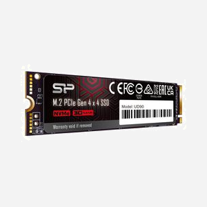 Silicon Power UD90 SSD 2To M.2 PCIe 4.0 NVMe 1.4 3D NAND 2280 Lecture 5000MB/s Ecriture 4800MB/s pour PC/Ordinateur portable - Miniature 4