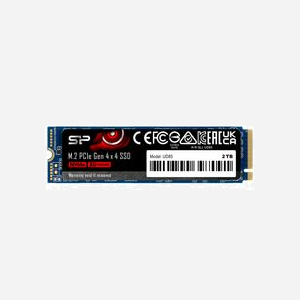 Silicon Power UD85 SSD 250Go M.2 PCIe 4.0 NVMe 1.4 3D NAND 2280 Lecture 3300Mo/s Écriture 1300Mo/s Chiffrement Matériel