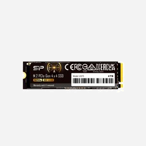 Silicon Power US75 SSD 2 To M.2 PCIe 4.0 NVMe 2280 Lecture 7000 Mo/s Écriture 6000 Mo/s MTBF 1.5M heures pour PC et ordinateur portable - Miniature 1