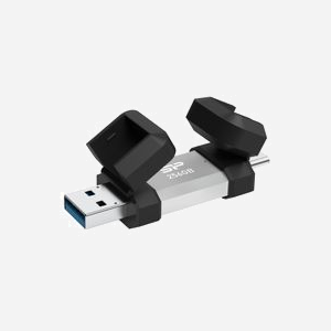 Silicon Power SP256GBUC3C51V1S Clé USB 256Go USB Type-A/Type-C 3.2 Gen 1, Lecture 200Mo/s, Aluminium/Caoutchouc, Compatible Windows/macOS/Linux/Android/iOS - Miniature 2