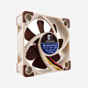 Ventilateur Noctua NF-A4x10 FLX 40x40x10mm, 5V, 4500 RPM max, 8.2 m³/h, 17.9 dB(A), SSO Bearing, connecteur 3-Pin, MTTF 150000h - Miniature 1